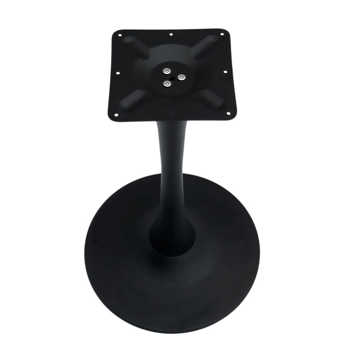 Asztalláb, fekete, kerek láb ARP755 - bankettbutorok.hu