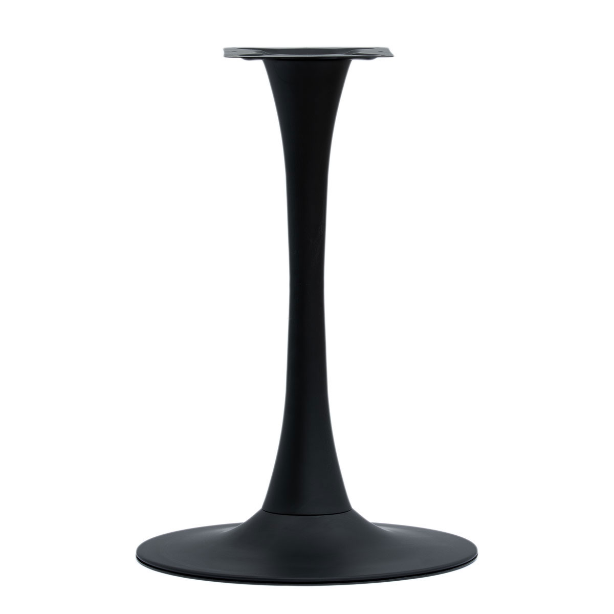 Asztalláb, fekete, kerek láb ARP755 - bankettbutorok.hu