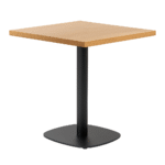 Kávézóasztal 68x68x3,6 Lancelot tölgy asztallappal, 0966-ARP talppal
