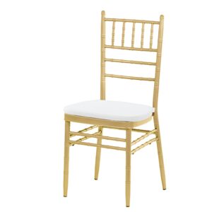 Chiavari amerikai esküvői szék párnával – arany színű