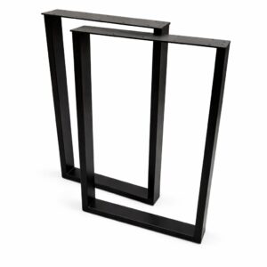 50×72 cm-es fém asztallábak loft stílusú négyzet alakú íróasztalhoz – 2 db - bankettbutorok.hu