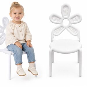 Kwiatuszek gyermekszék – fehér